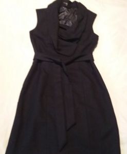 Modcloth Cowl Draped Collar Dress Rare